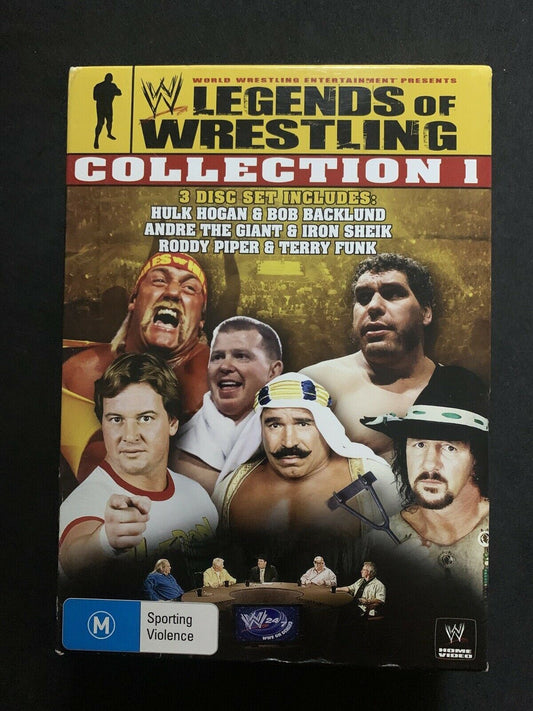 WWE Legends Of Wrestling Collection 1 DVD - Hulk Hogan, Andre Giant, Roddy Piper