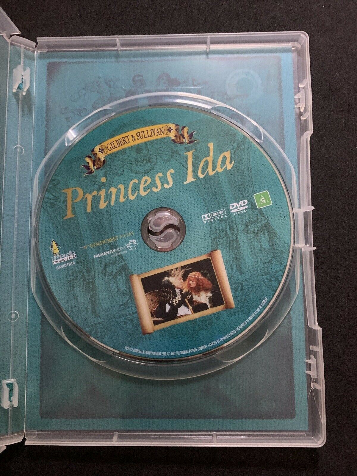 Gilbert & Sullivan PRINCESS IDA opera (DVD, 1982) Frank Gorshin, Neil Howlett, L