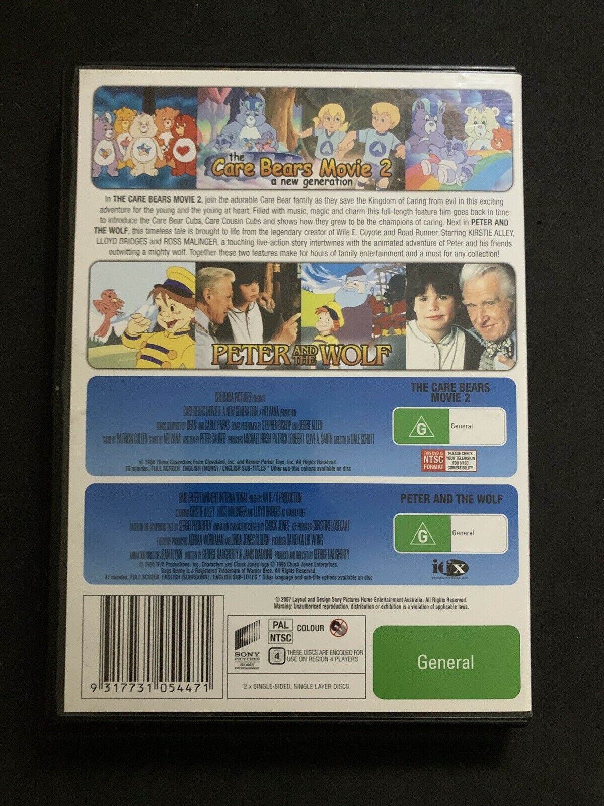 Care Bears 2 / Peter And The Wolf (2-Disc Dvd Set)