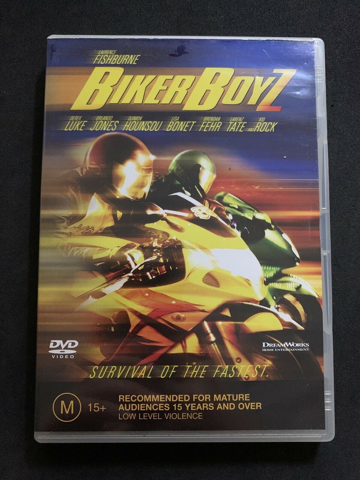 Biker Boyz (DVD, 2003) Laurence Fishburne, Derek Luke, Orlando Jones - Region 4