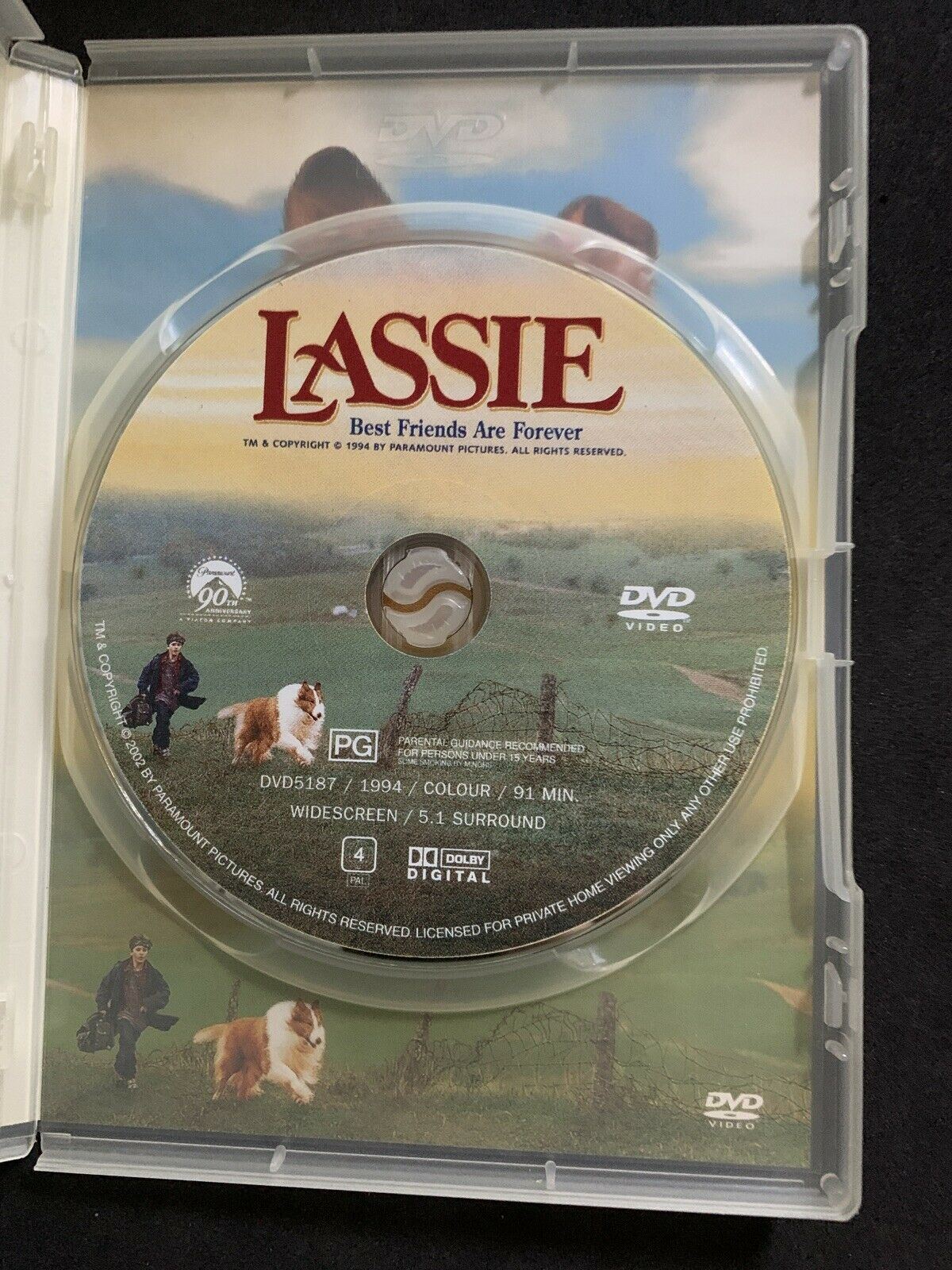 Lassie (DVD, 1994) Helen Slater, Tom Guiry, Jon Tenney - Region 4