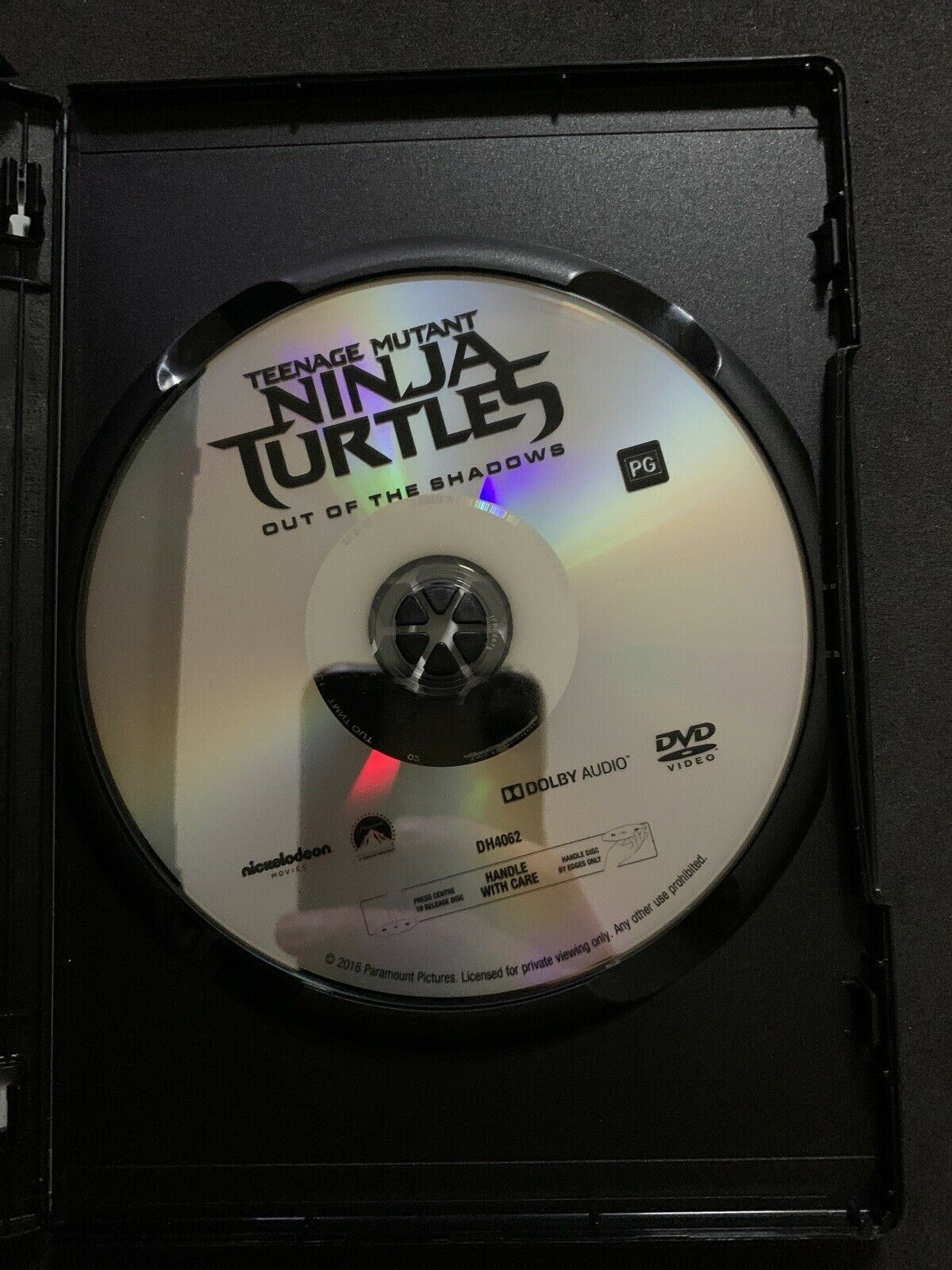 Teenage Mutant Ninja Turtles - Out Of The Shadows (DVD, 2016)