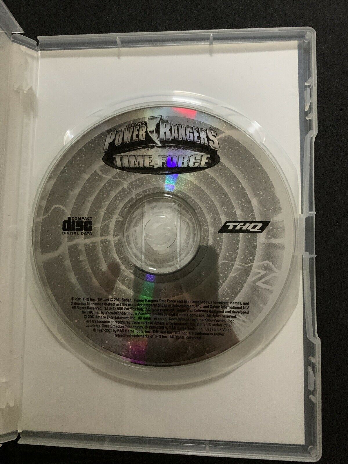 Power Rangers Time Force PC CDROM Windows Arcade Game