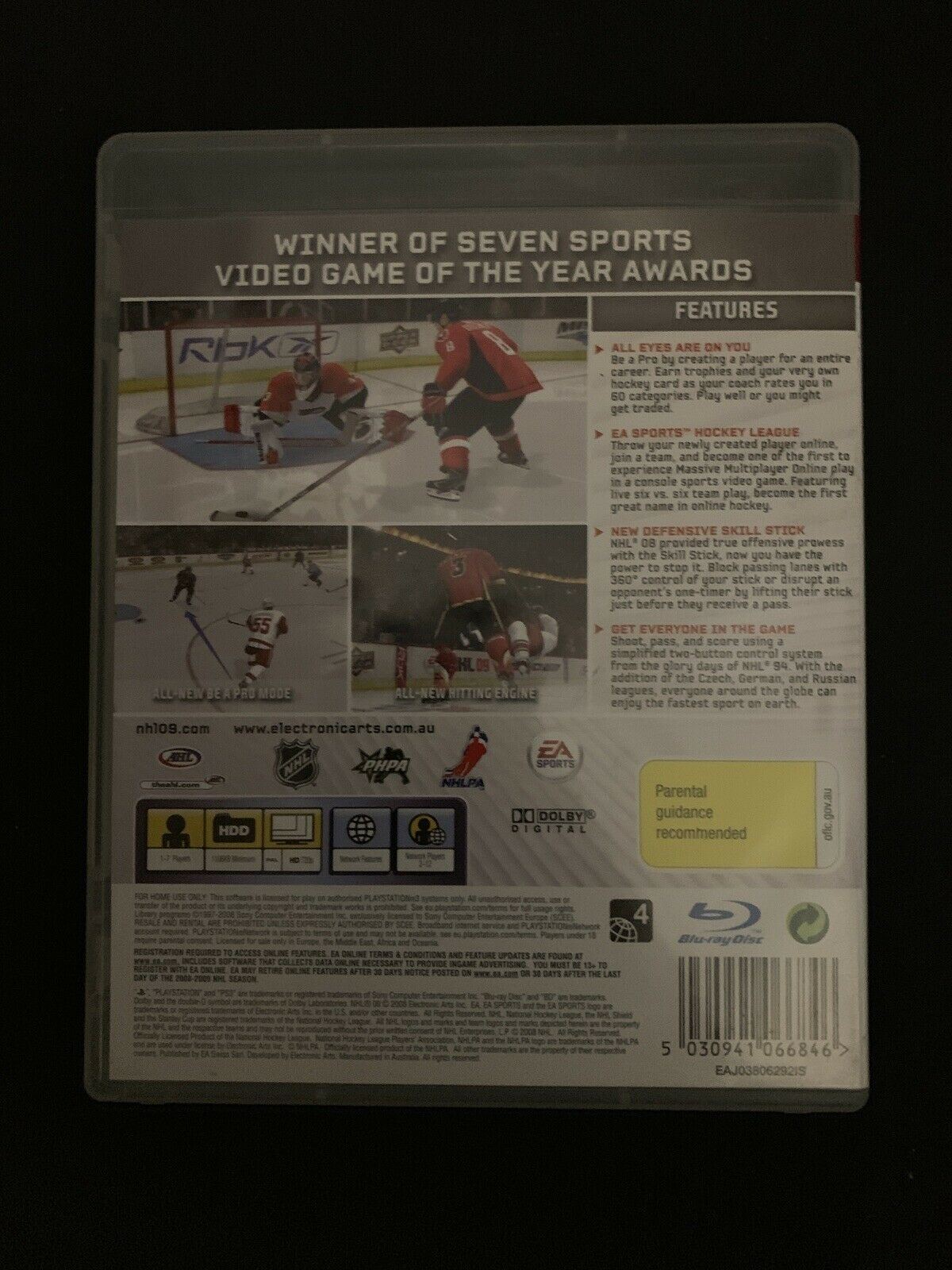 NHL 09 - Sony PS3 Playstation 3