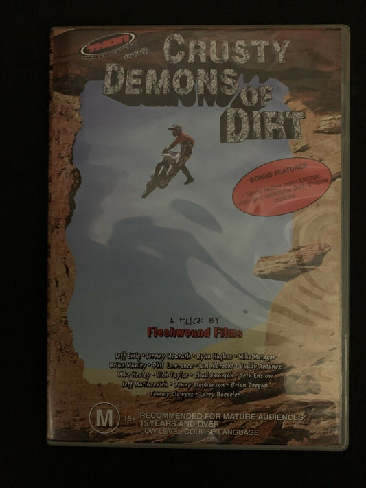 Crusty Demons Of Dirt (DVD) THOR Motocross MX Region 4 - Rare OOP