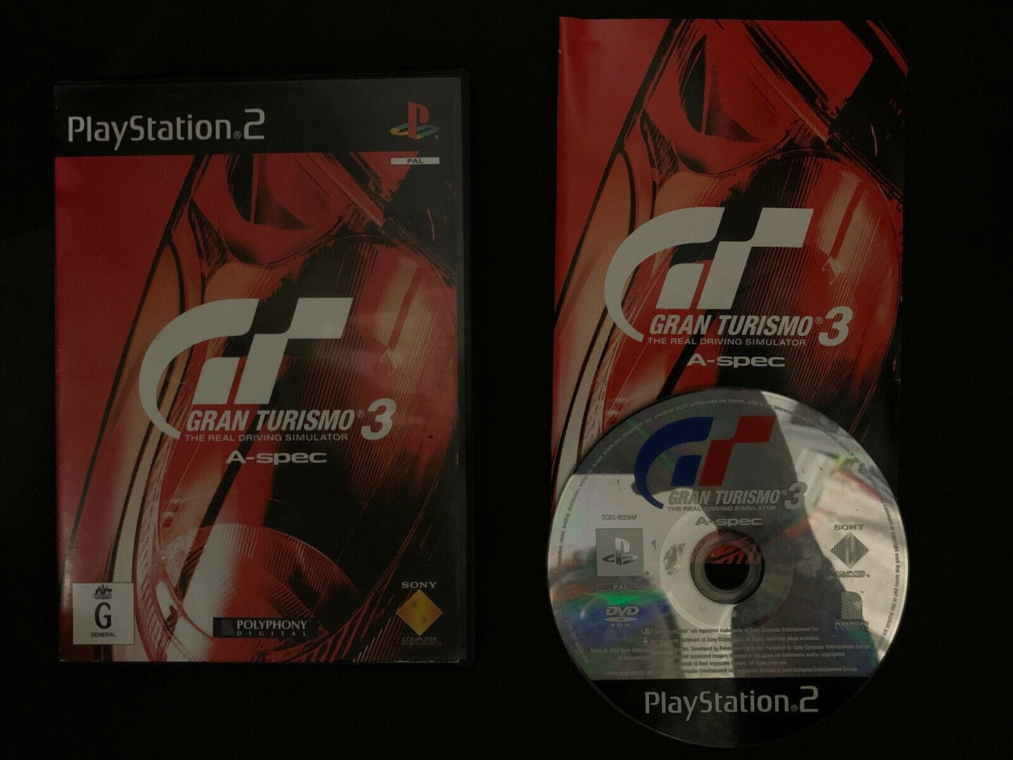 Gran Turismo 3: A Spec - Sony PS2 Game PAL with Manual