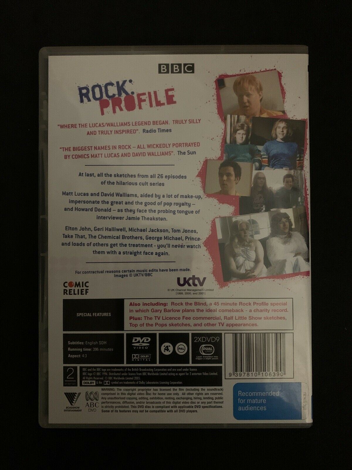 Rock Profile (DVD) BBC Comedy Music Show Interview