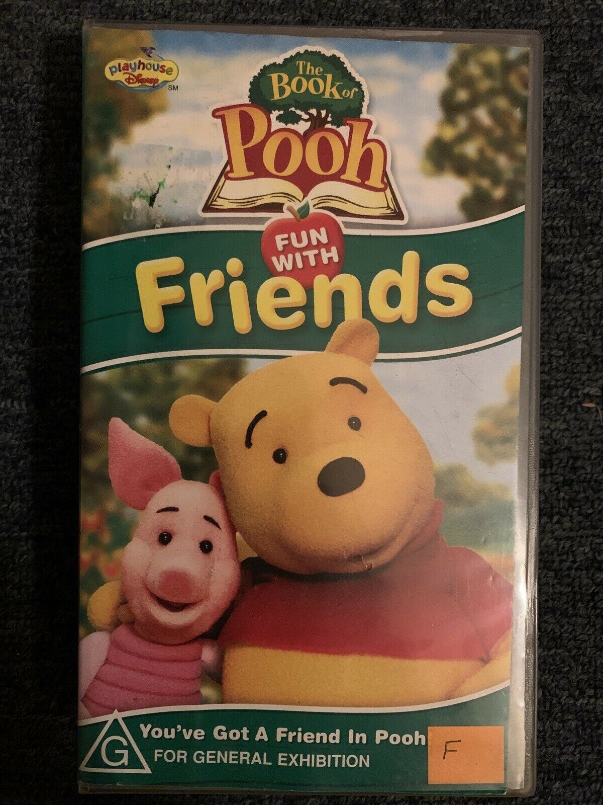 The Book Of Pooh Fun With Friend (VHS, 2001) PAL Ex-Rental