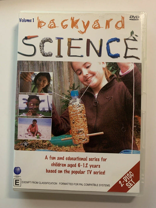 Backyard Science - Volume 1 (DVD, 2005) 2-Discs  All Regions