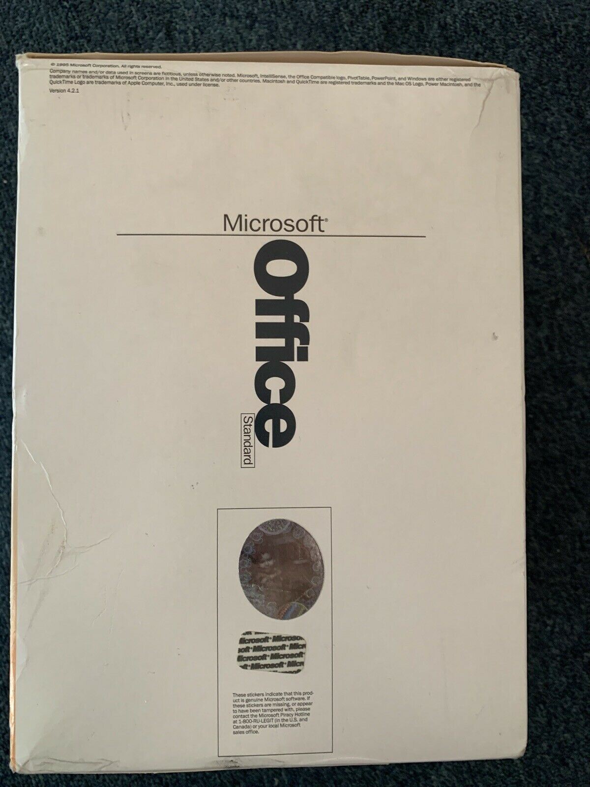 Microsoft Office 4.2.1 for Mac and Power Mac - 1994 Vintage Software