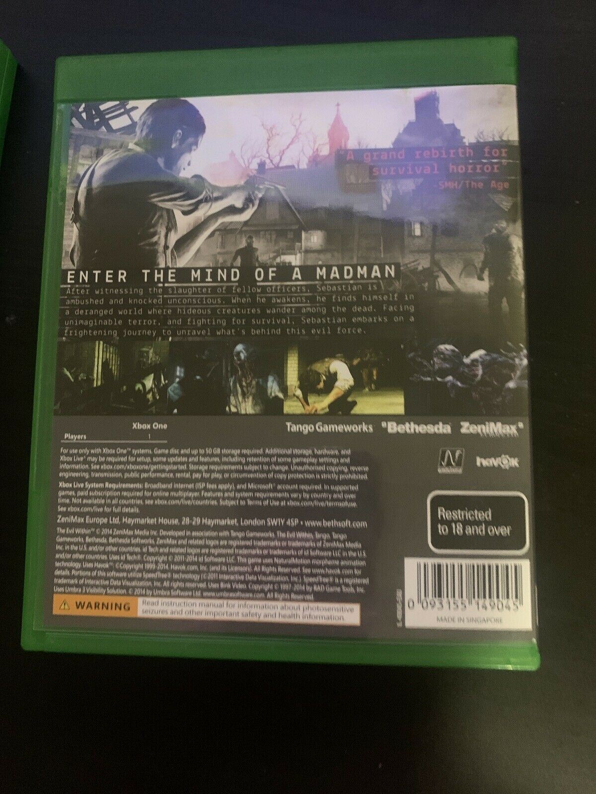 The Evil Within 1 & 2 Xbox One