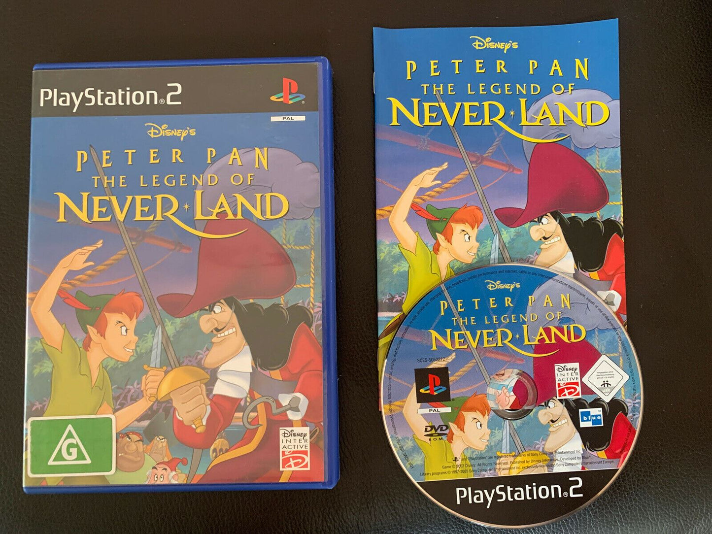 Peter Pan The Legend of Never Land (PS2, 2005) PAL Complete with Manual