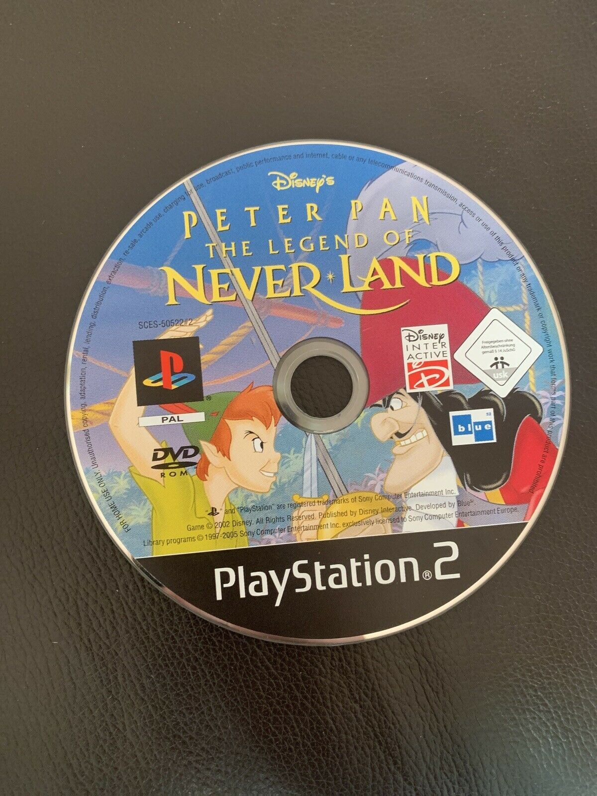 Peter Pan The Legend of Never Land (PS2, 2005) PAL Complete with Manual