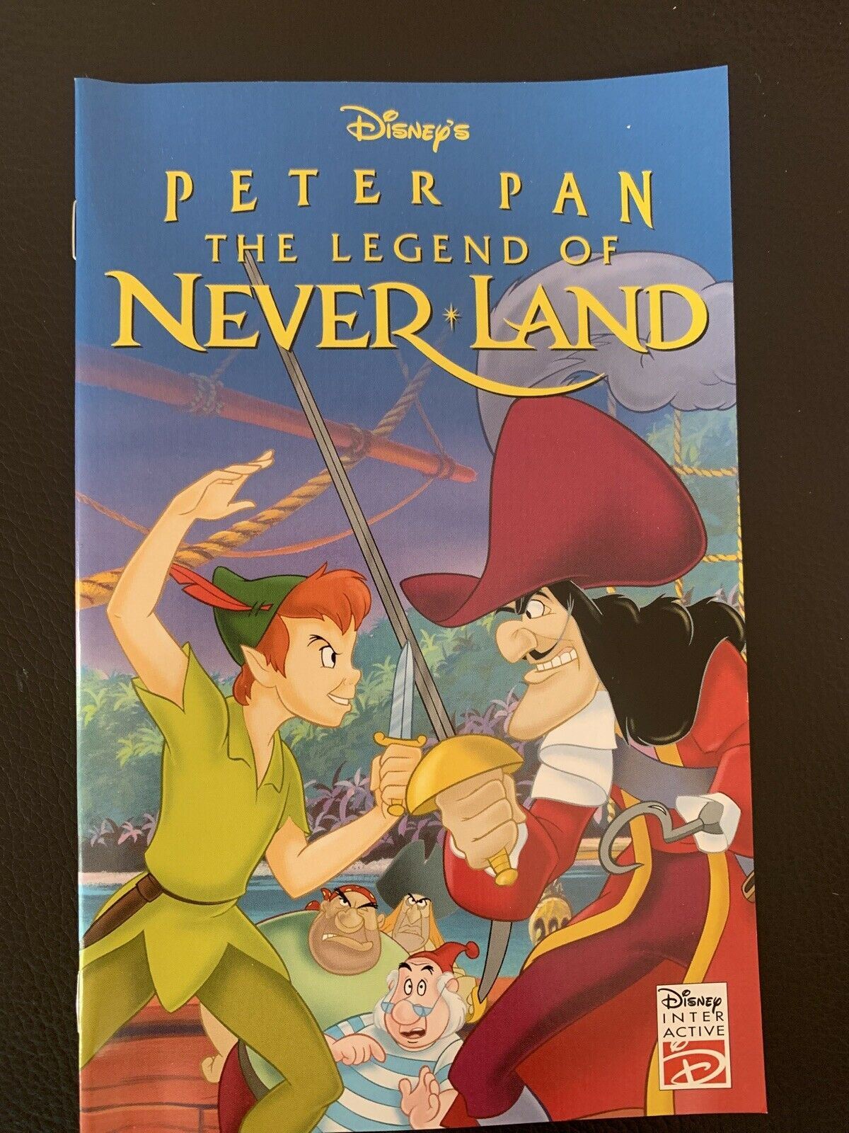 Peter Pan The Legend of Never Land (PS2, 2005) PAL Complete with Manual