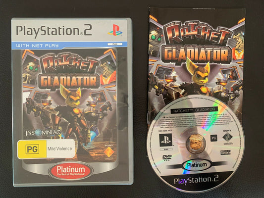 Ratchet Gladiator Sony PlayStation 2 Game *Complete with Manual* (PAL)