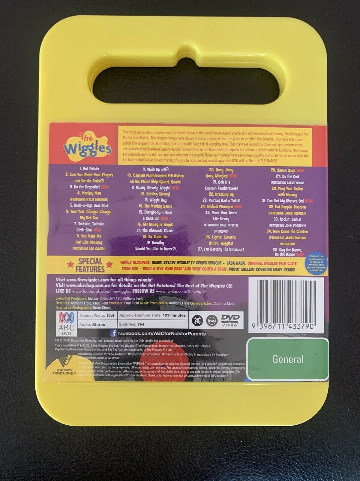 The Wiggles - The Hot Potatoes! - Best Of The Wiggles DVD Region 4