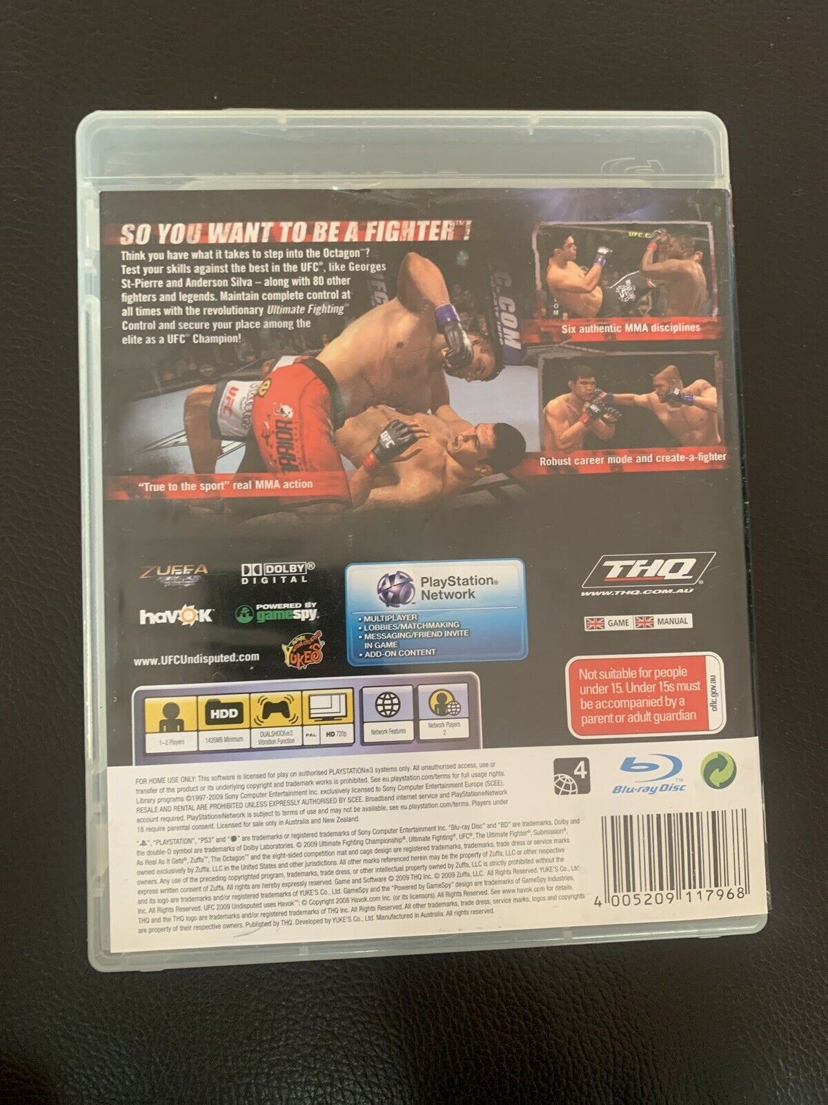 UFC Undisputed 2009 - PlayStation 3 PS3 Game