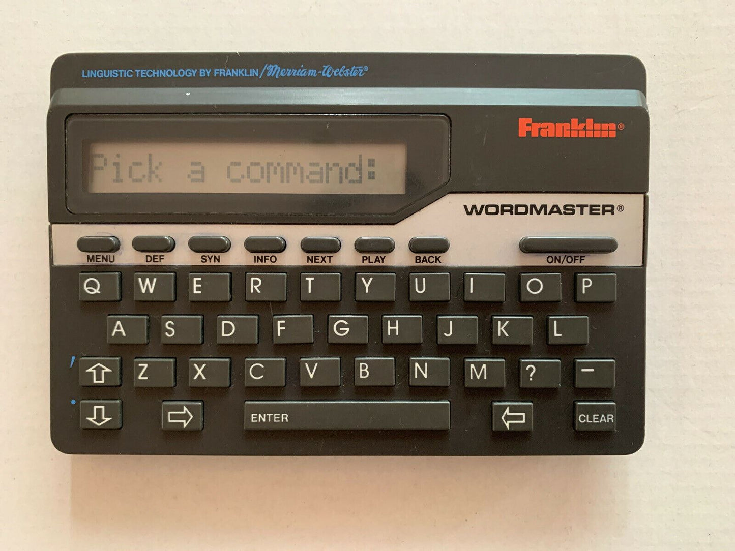 Franklin Merriam-Webster Wordmaster Deluxe WM-1055A