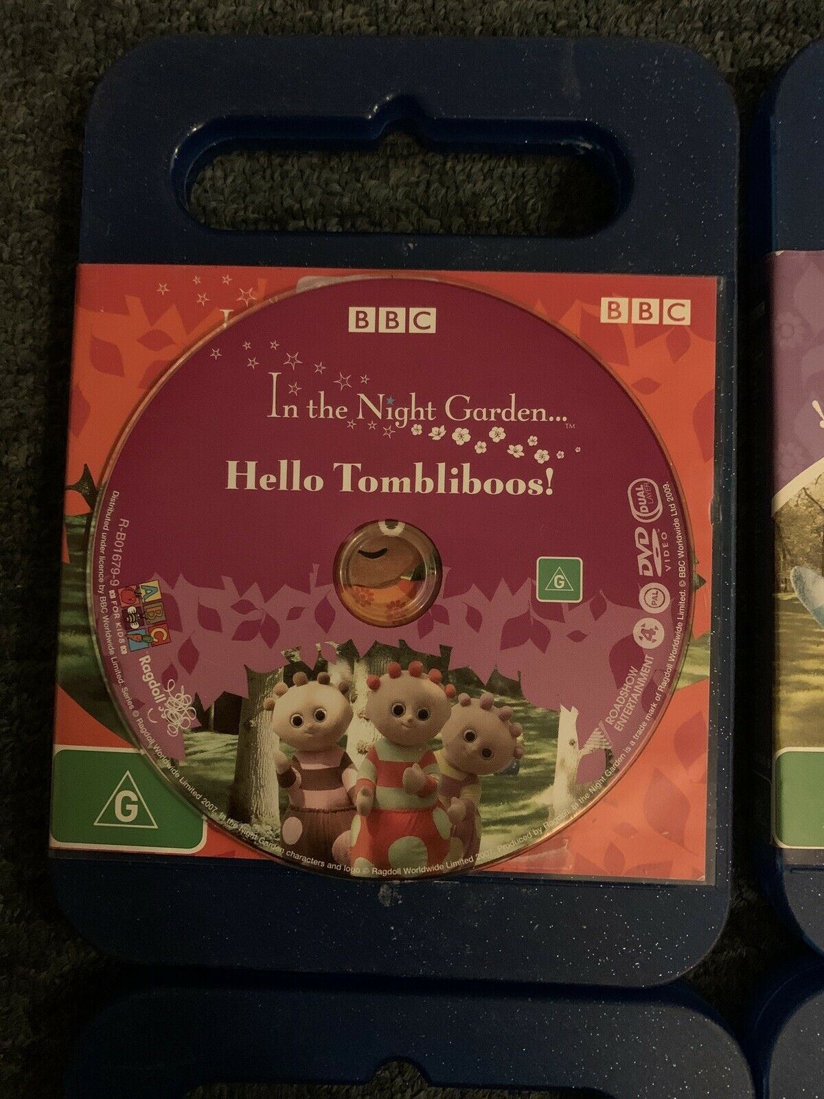 4x In the Night Garden DVD -Hello Tombliboos! What Lovely Music! Out for a Walk!