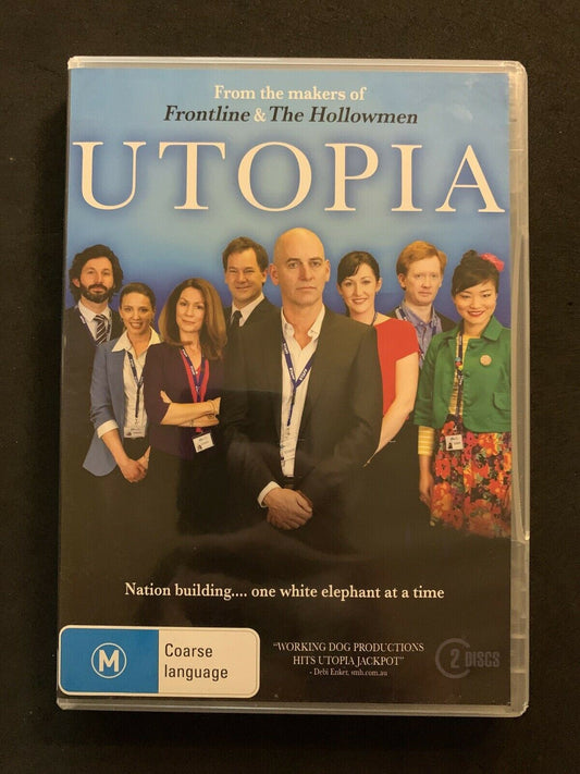 Utopia - Season 1 (DVD, 2-Disc Set)  ABC TV Comedy Series - Rob Stitch. Region 4