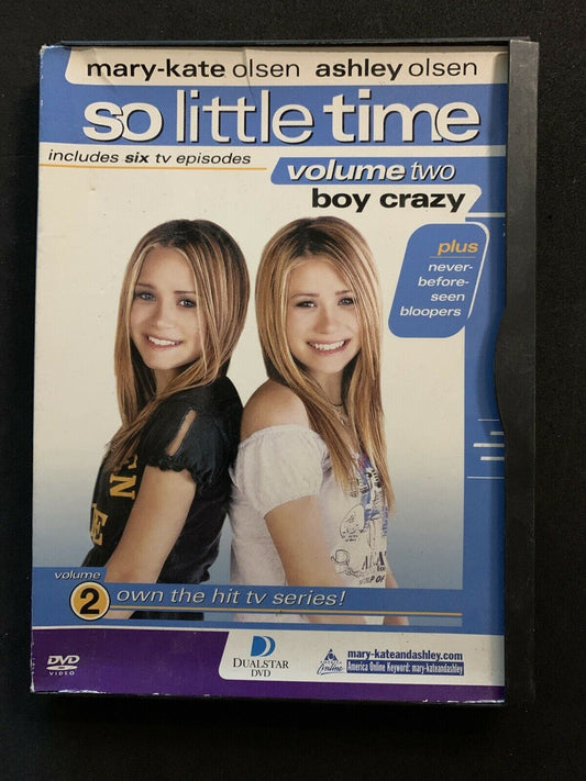 So Little Time - Boy Crazy : Vol 2 (DVD) Mary-Kate & Ashley Olsen *RARE*Region 1