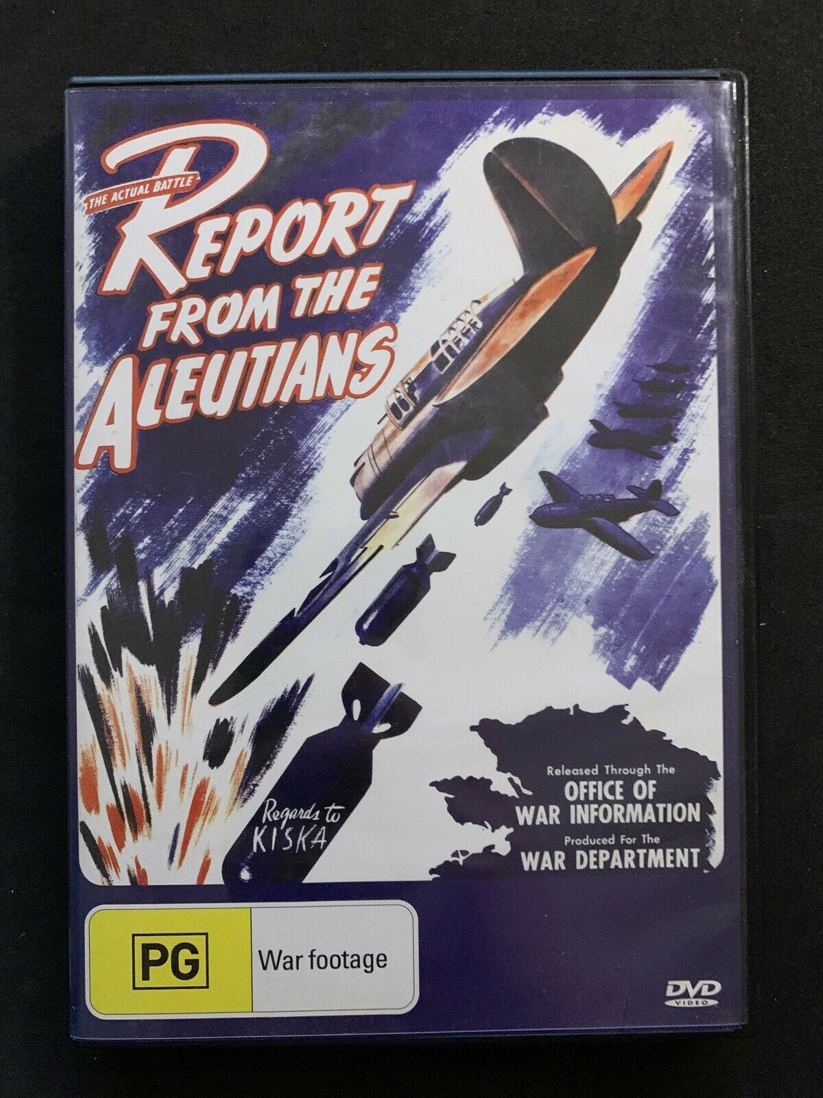 Report From The Aleutians: Actual Battle (DVD, 1943) REAL BATTLES - All Regions