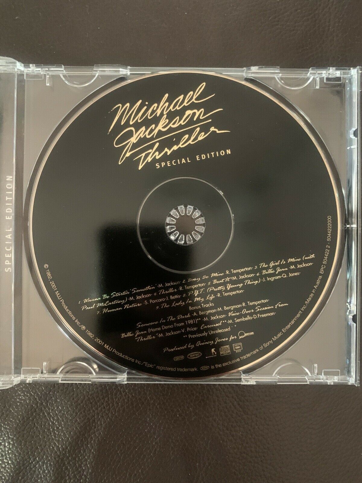 Michael Jackson Thriller Special Edition CD