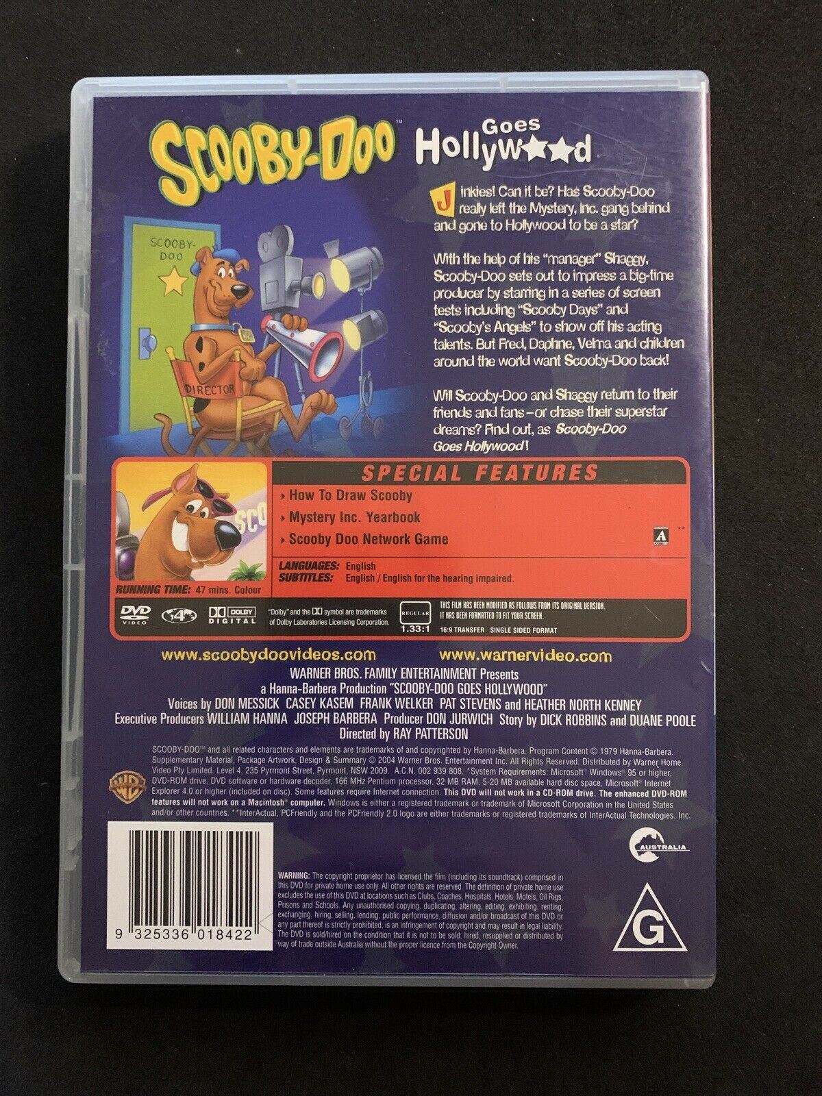 Scooby Doo Goes Hollywood (DVD, 2004) Region 4