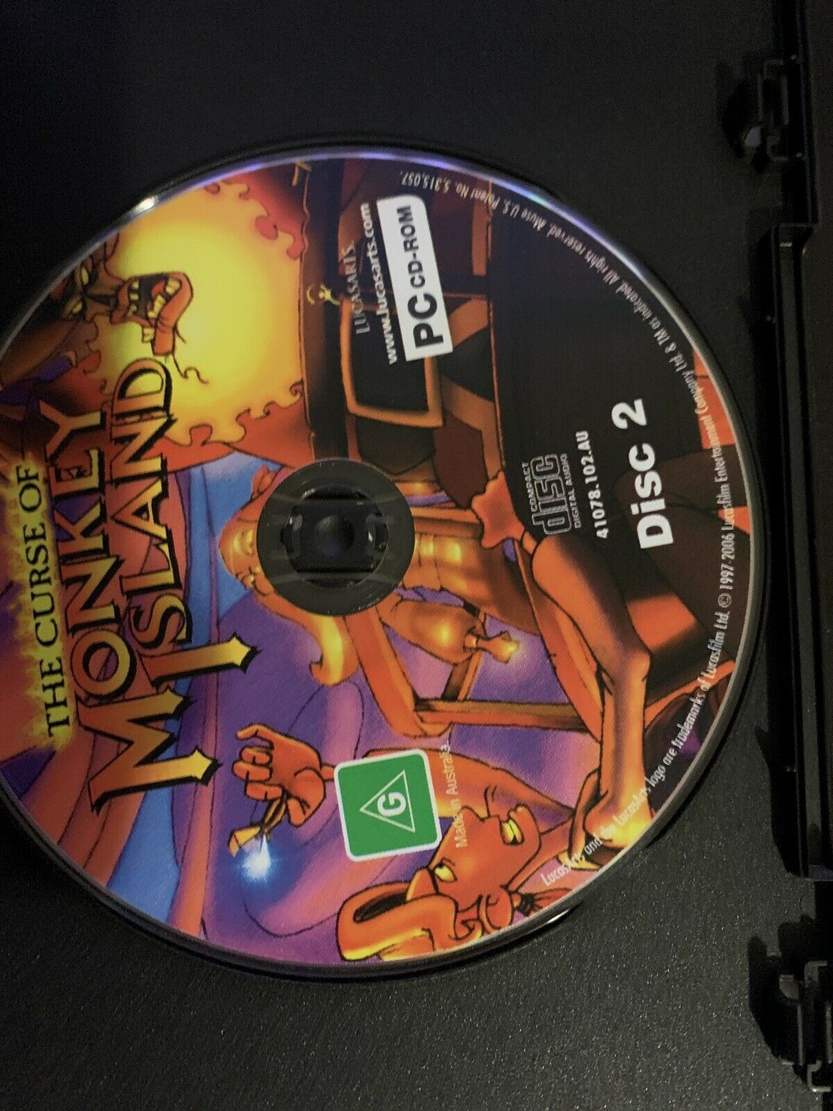 The Curse Of Monkey Island PC CDROM Lucasarts