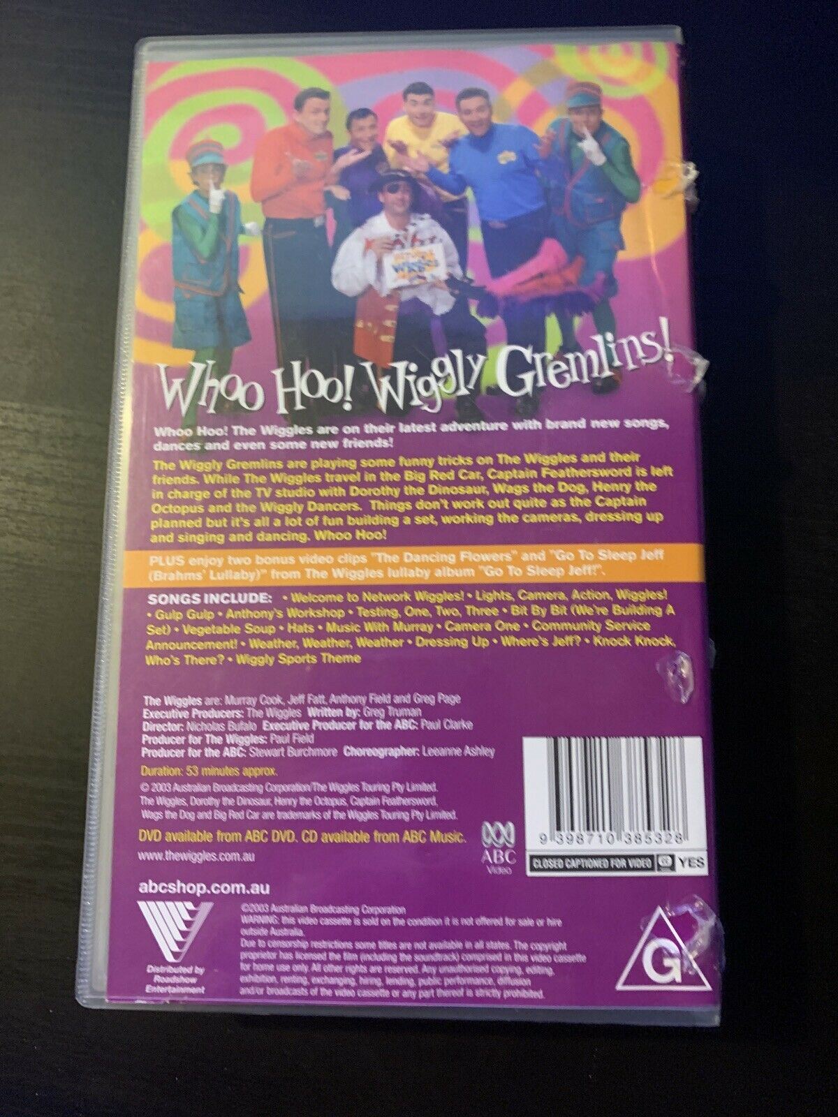 The Wiggles - Whoo Hoo! Wiggly Gremlins! (VHS, 2003) PAL