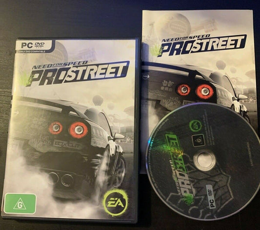 Need For Speed ProStreet (PC CDROM, 2007) With Manual