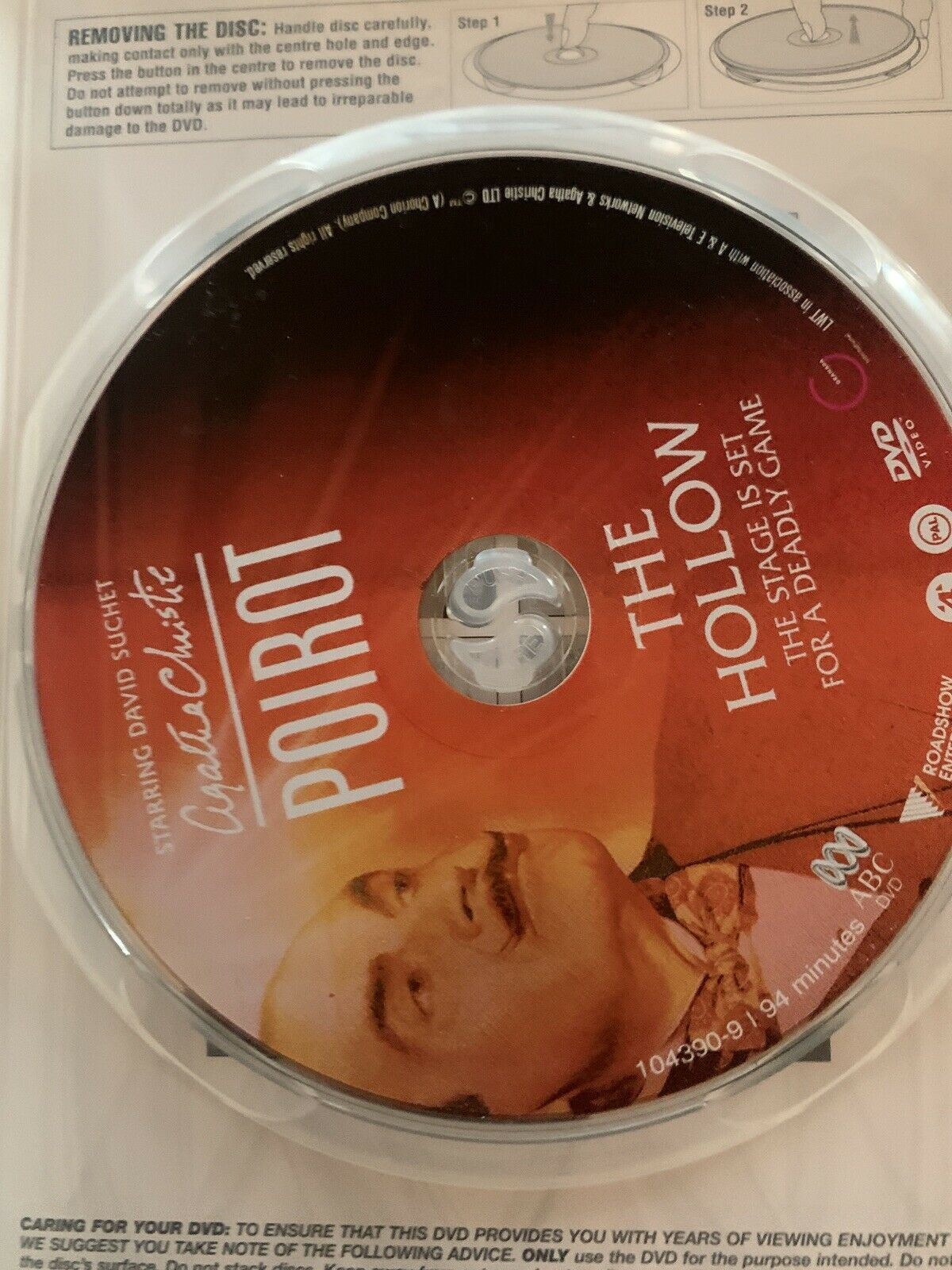 Agatha Christie: Poirot - The Hollow (DVD, 2004) Region 4