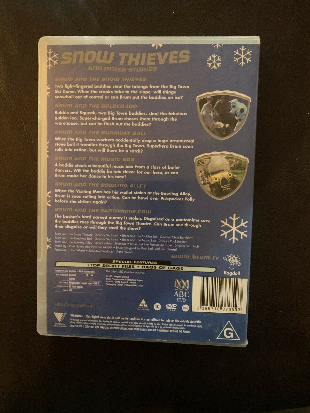 Brum - Snow Thieves (DVD, 2002) Region 4