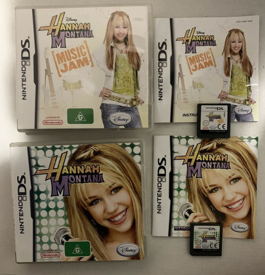 Hannah Montana & Hannah Montana Music Jam - Nintendo DS With Manual