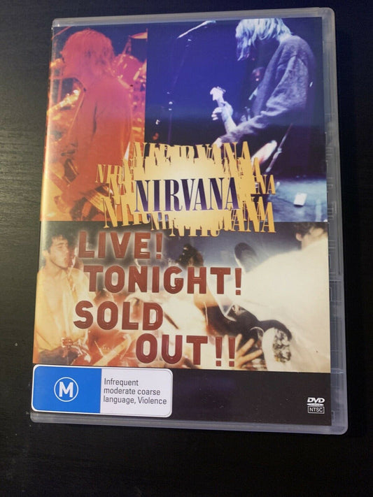 Nirvana  - Live Tonight Sold Out (DVD, 2006) Region 1