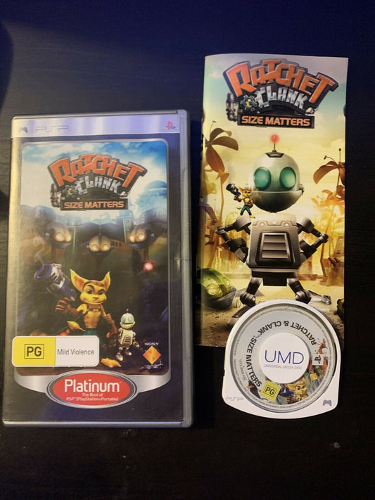 Ratchet & Clank - Size Matters (Platinum) PSP With Manual