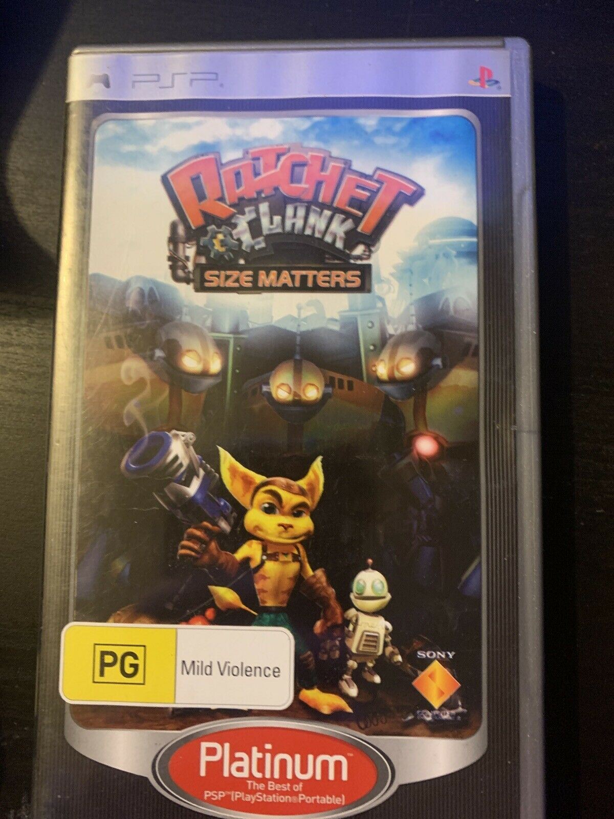 Ratchet & Clank - Size Matters (Platinum) PSP With Manual