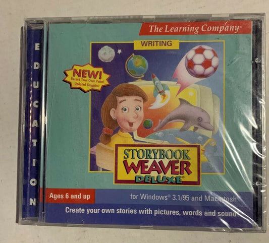 *New Sealed* Storybook Weaver Deluxe - The Learning Company (PC CDROM, 1998)