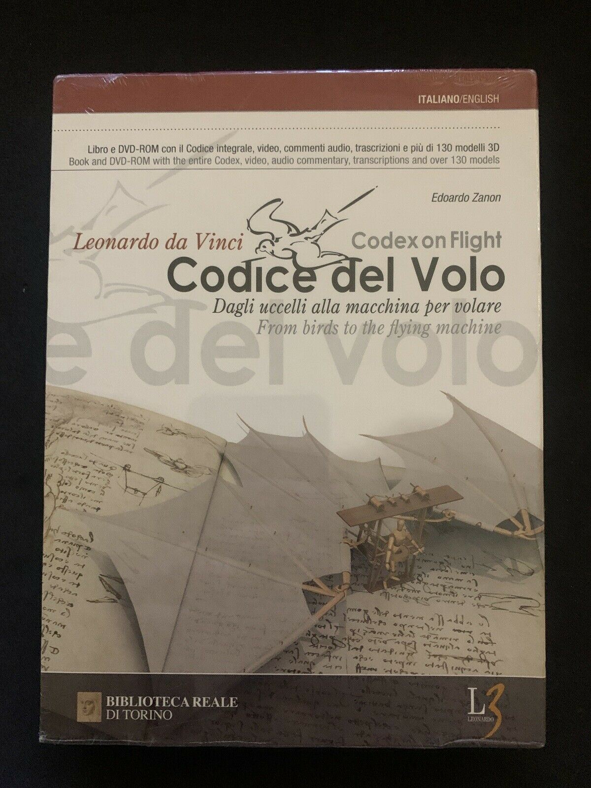 *New Sealed* Leonardo Da Vinci - Codex On Flight (DVD & Book) PC Windows
