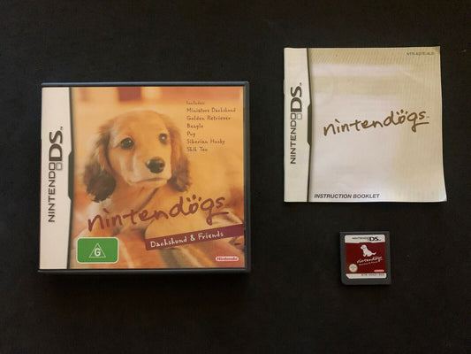 Nintendogs: Dachshund & Friends for Nintendo DS + Case & Manual