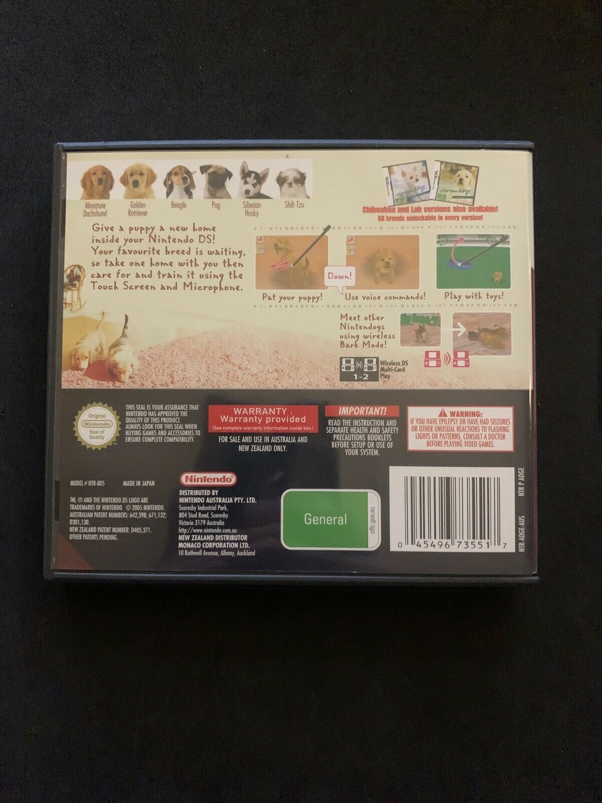 Nintendogs: Dachshund & Friends for Nintendo DS + Case & Manual