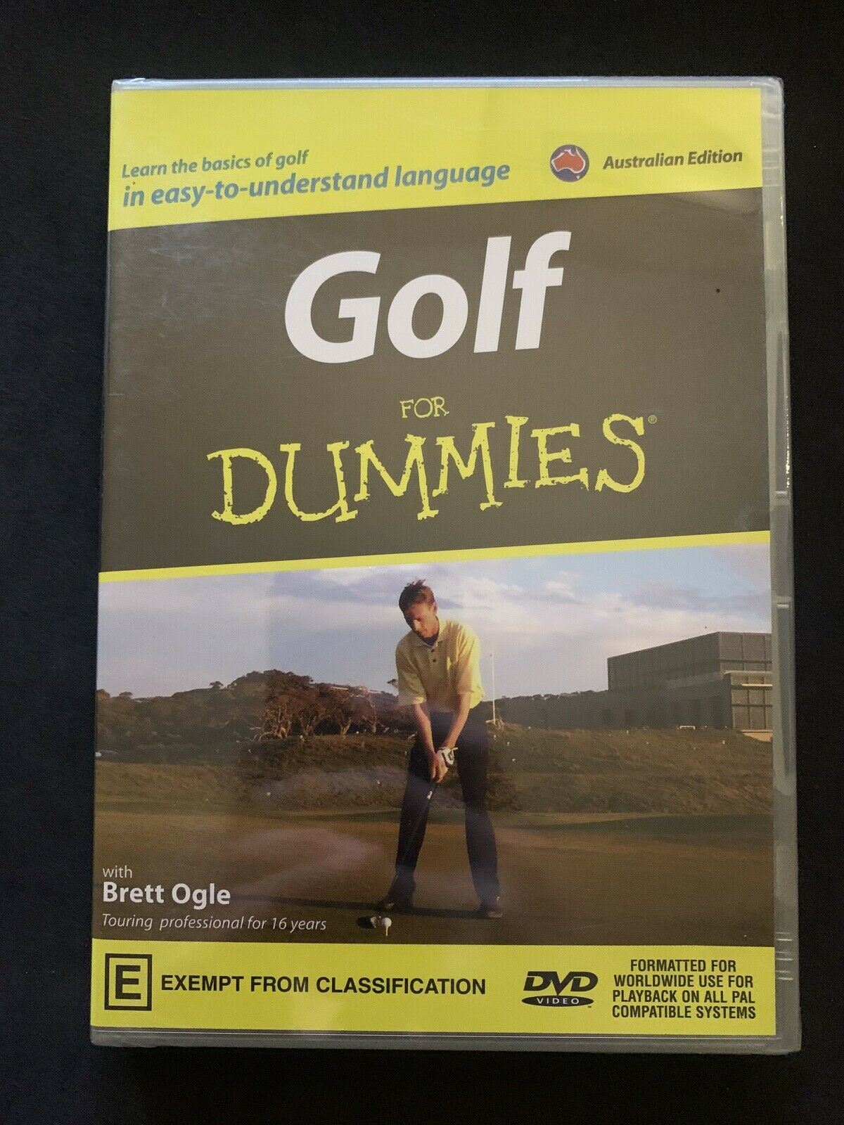 *New Sealed* Golf For Dummies with Brett Ogle - DVD