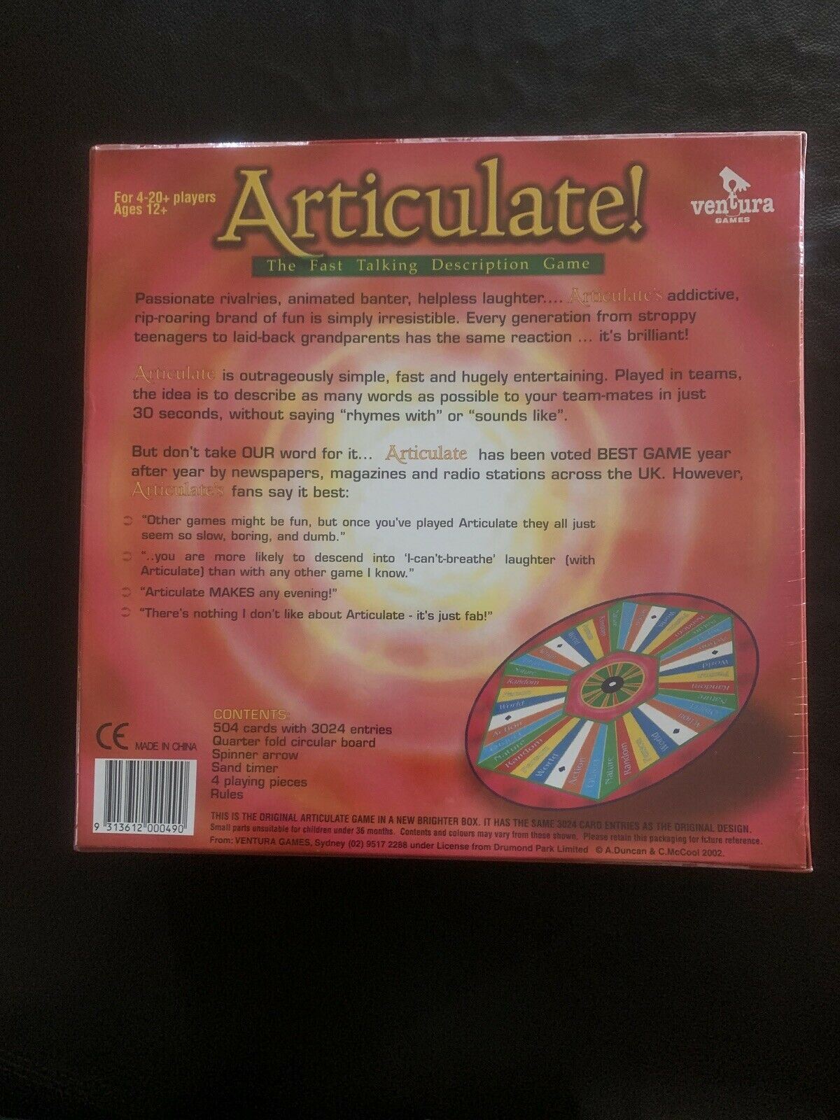 *New Sealed* Articulate - The Fast Talking Description Game