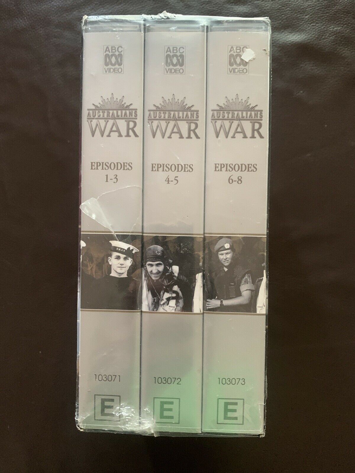 *New Sealed* Australians at War Box Set - (VHS, 2001) Video PAL ABC