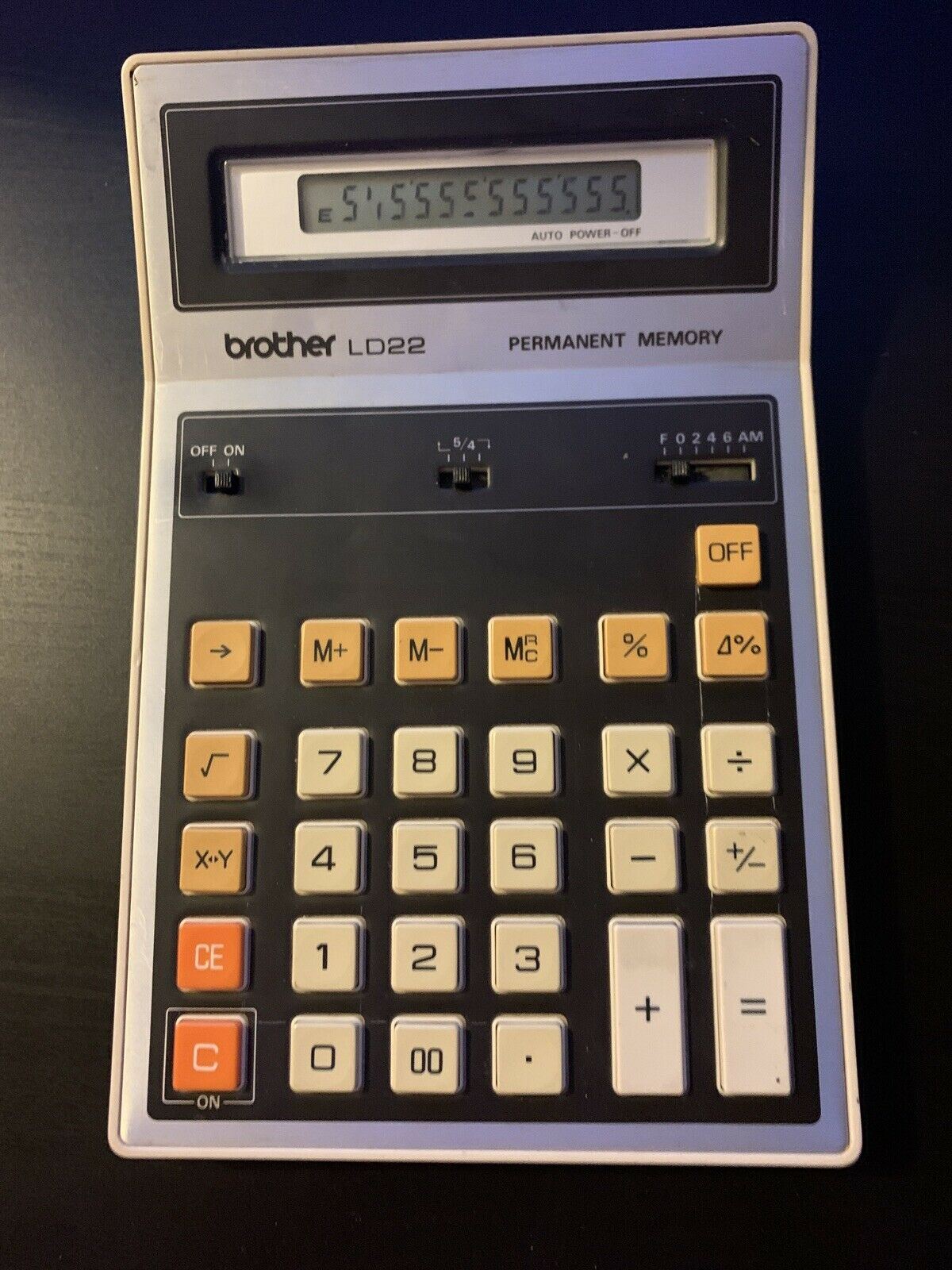 Vintage Brother LD22 Calculator