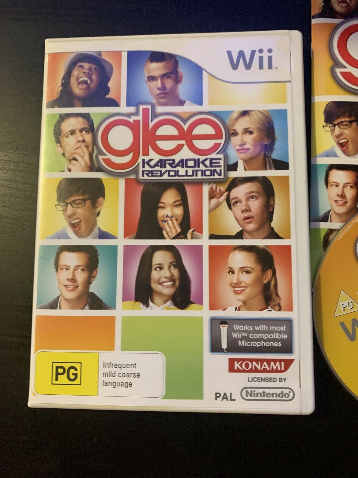 Glee Karaoke Revolution (Nintendo Wii, 2010) Wii Game - PAL with Manual