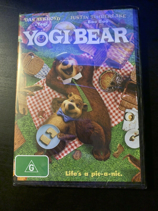 *New Sealed* Yogi Bear (DVD, 2010) Dan Aykroyd, Justin Timberlake. Region 4