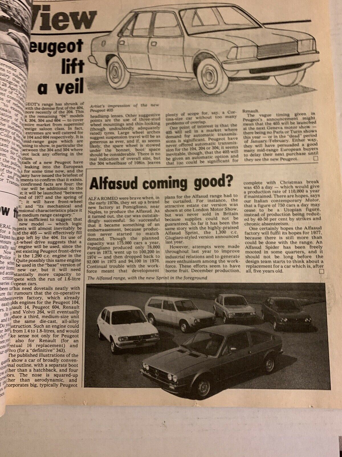 Autocar Magazine April 1977 - Datsun Autocode