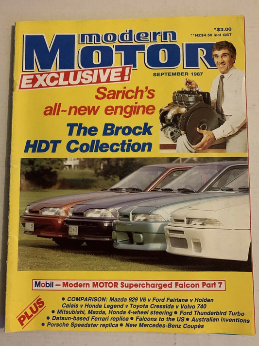 Modern Motor September 1987 Vol 34 No3 - The Brock HDT Collection