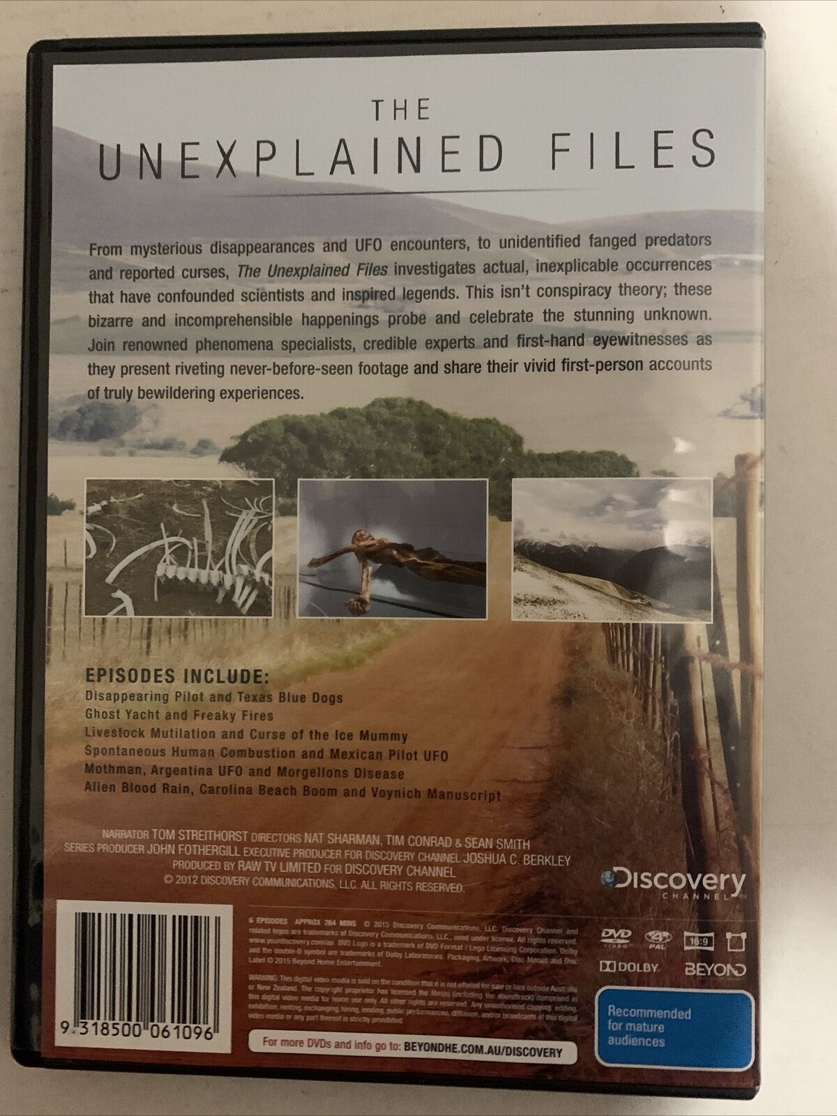 The Unexplained Files : Season 1 (DVD, 2015, 2-Disc Set) Region 4